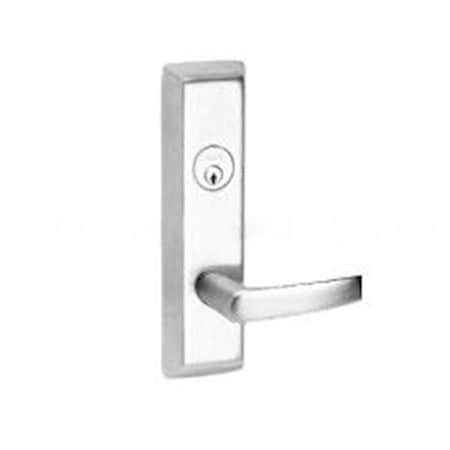 Corbin Russwin Newport Lever, Mortise Classroom, 626 Satin Chrome, RHR N9M55ET-626-RHR